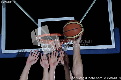 Image of basketball player in action