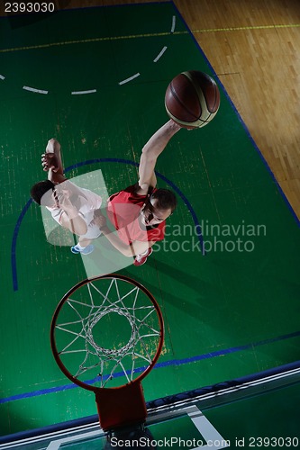 Image of basketball player in action