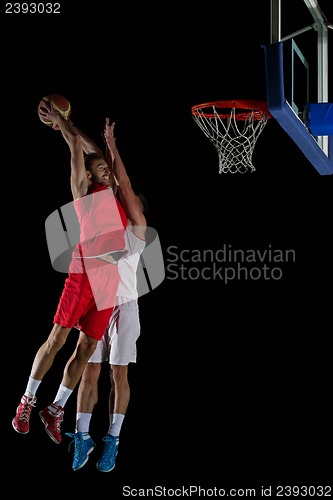 Image of basketball player in action