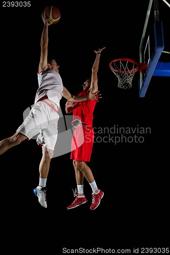 Image of basketball player in action