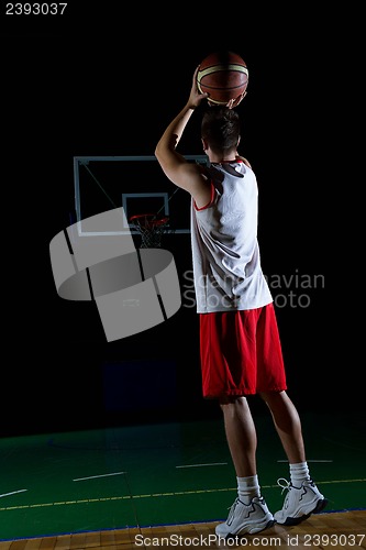 Image of basketball player in action