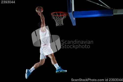 Image of basketball player in action