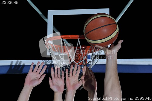 Image of basketball player in action