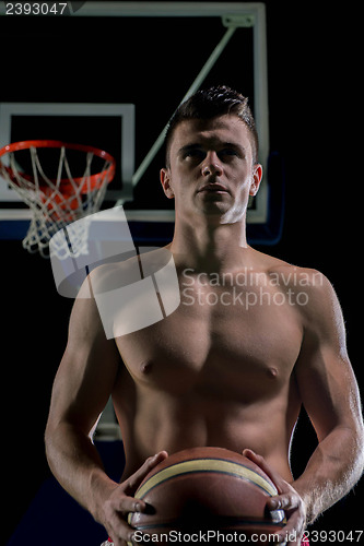 Image of Basketball player portrait