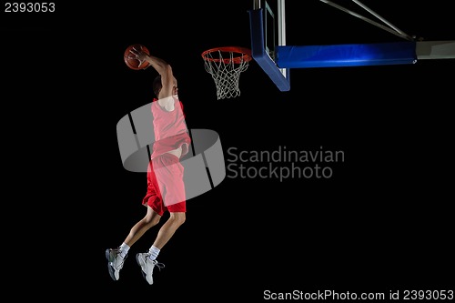 Image of basketball player in action