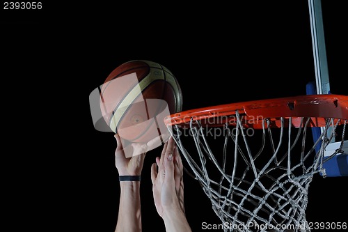 Image of basketball player in action