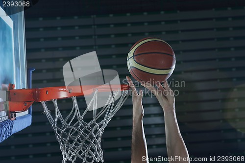 Image of basketball player in action