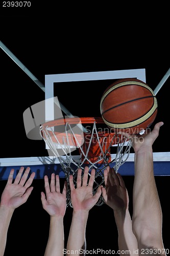 Image of basketball player in action