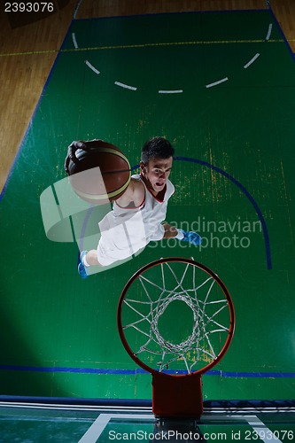 Image of basketball player in action