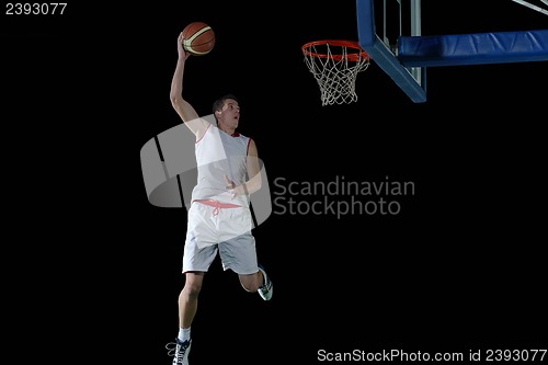 Image of basketball player in action