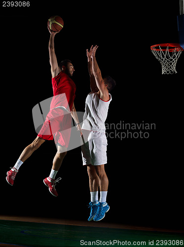 Image of basketball player in action