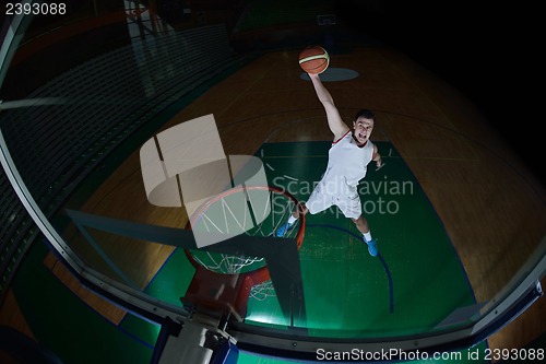 Image of basketball player in action