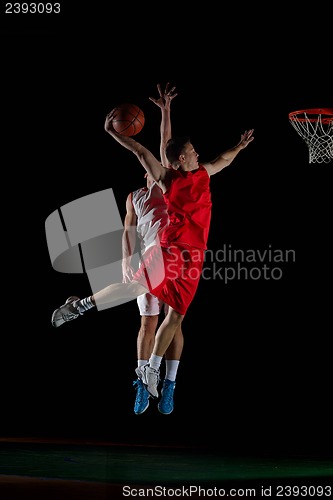 Image of basketball player in action