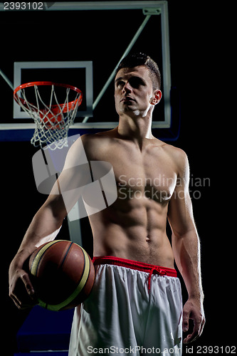 Image of Basketball player portrait