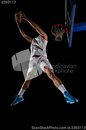 Image of basketball player in action