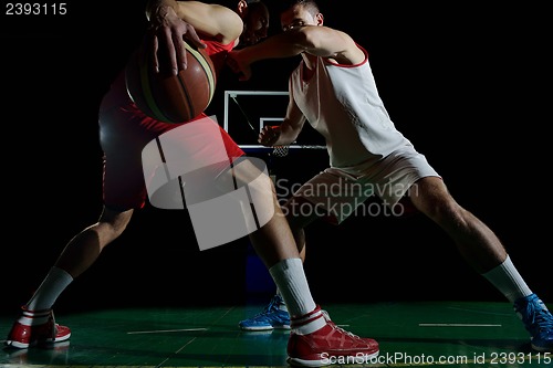 Image of basketball player in action