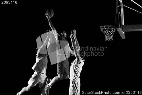 Image of basketball player in action