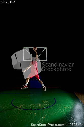 Image of basketball player in action