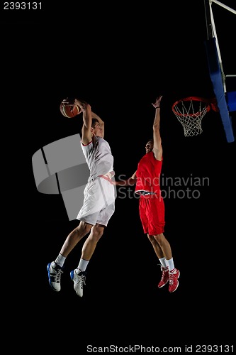 Image of basketball player in action