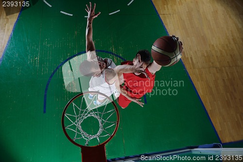 Image of basketball player in action