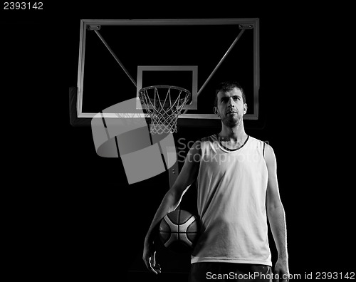 Image of Basketball player portrait