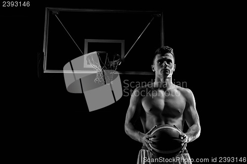 Image of Basketball player portrait