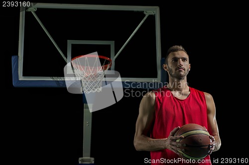 Image of Basketball player portrait