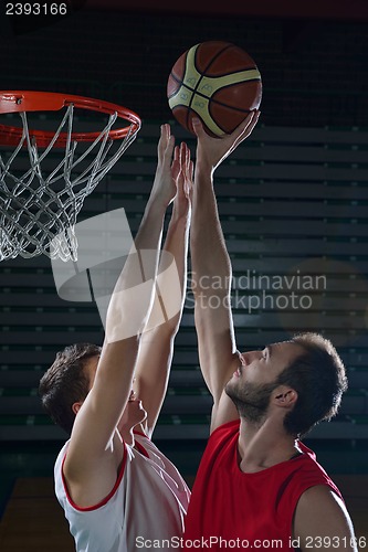 Image of basketball player in action