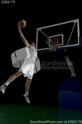 Image of basketball player in action