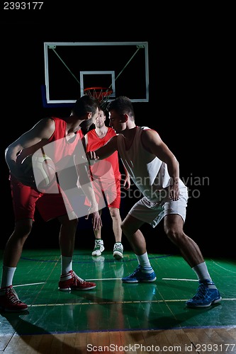 Image of basketball player in action