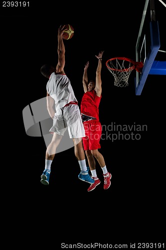 Image of basketball player in action