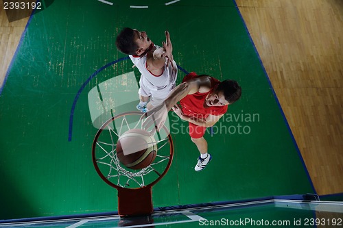 Image of basketball player in action