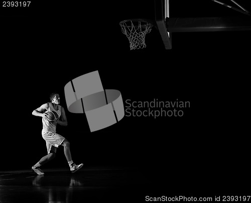 Image of basketball player in action