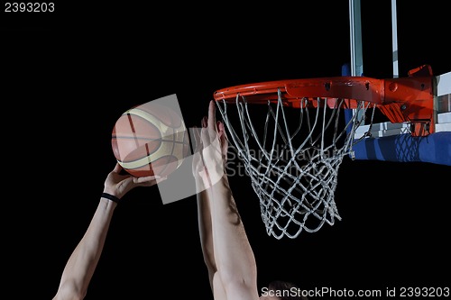 Image of basketball player in action