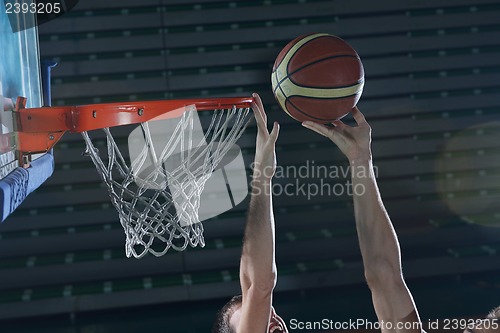 Image of basketball player in action