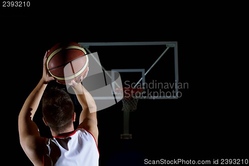 Image of basketball player in action