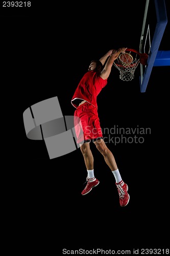 Image of basketball player in action