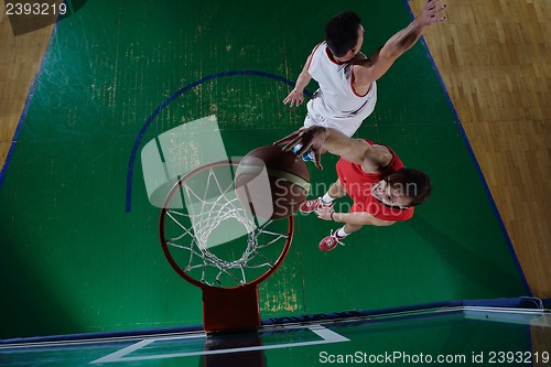 Image of basketball player in action