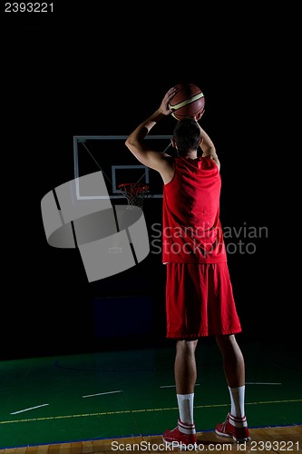 Image of basketball player in action