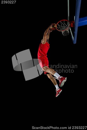 Image of basketball player in action