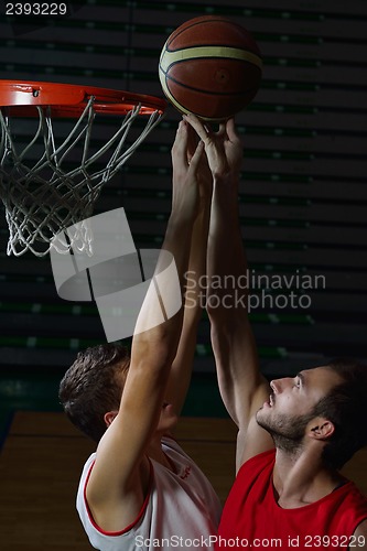 Image of basketball player in action