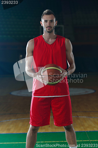 Image of Basketball player portrait