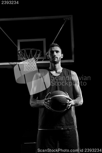 Image of Basketball player portrait