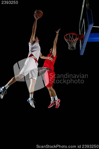 Image of basketball player in action