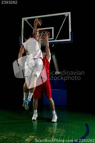 Image of basketball player in action