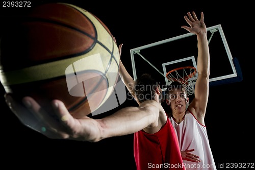 Image of basketball player in action