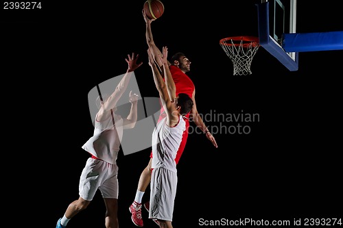 Image of basketball player in action