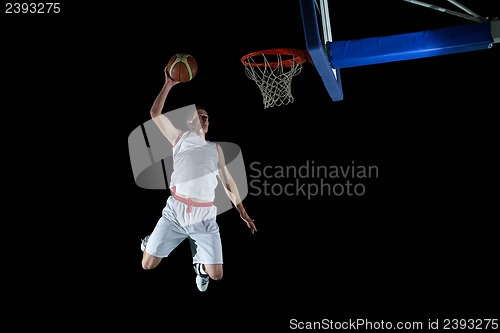 Image of basketball player in action