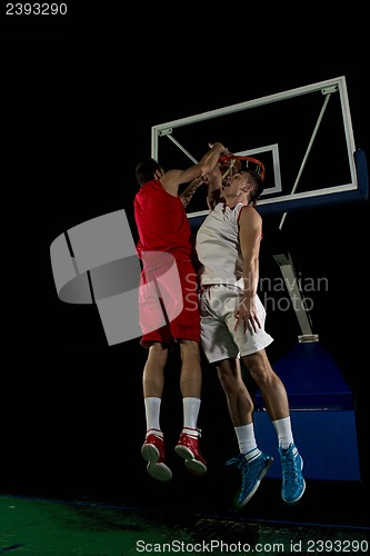 Image of basketball player in action