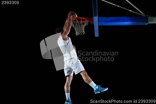 Image of basketball player in action